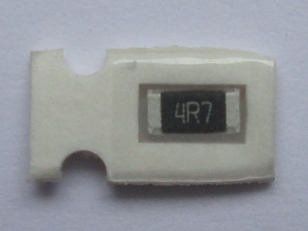 RESISTOR SMD - 4R7 = 4,7R = 4,7 OHM [1206]