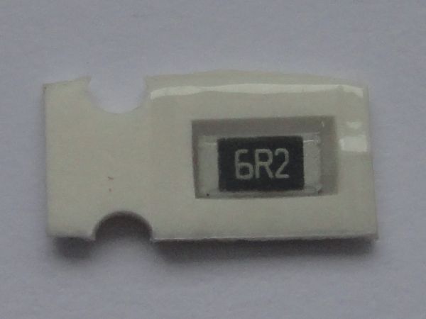 RESISTOR SMD - 6R2 = 6,2R = 6,2 OHM [1206]