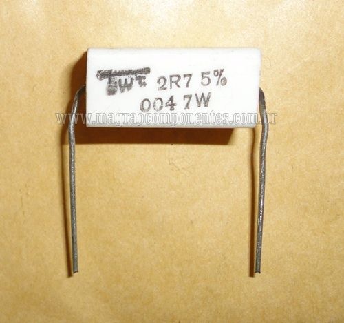 RESISTOR DE PORCELANA 2R7 X 7W