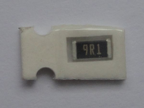 RESISTOR SMD - 9R1 = 9,1R = 9,1 OHM [1206]