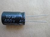 CAPACITOR ELETROLÍTICO - 10 µF - 450 V